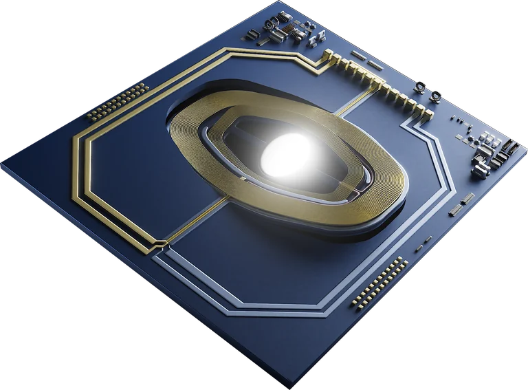 MEMS optical chip rendering
