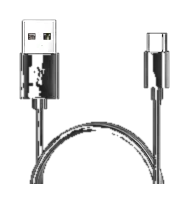 USB-A to USB-C charging cable